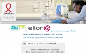 Remerciements SIDACTION décembre 2015