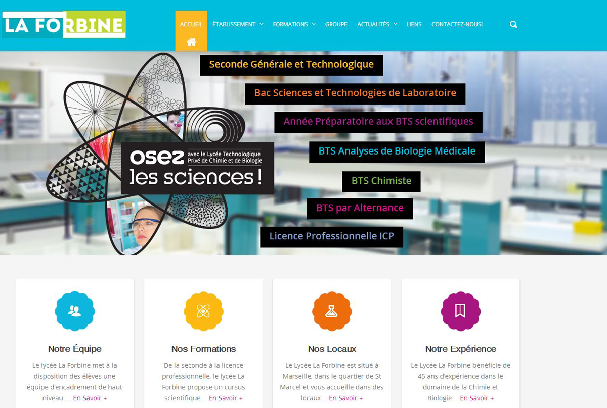 Site web laforbine.com