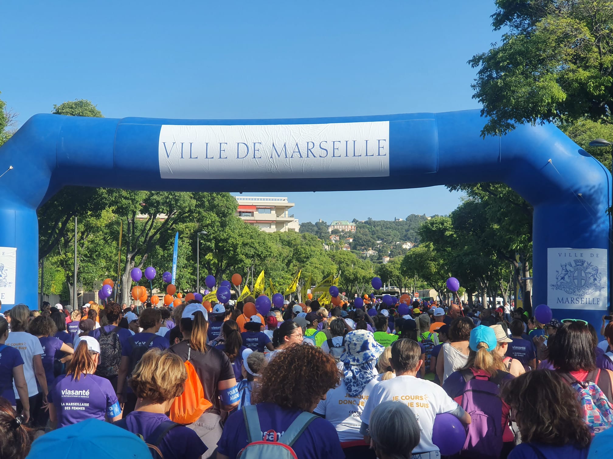 Départ de la Marseillaise des femmes 2022