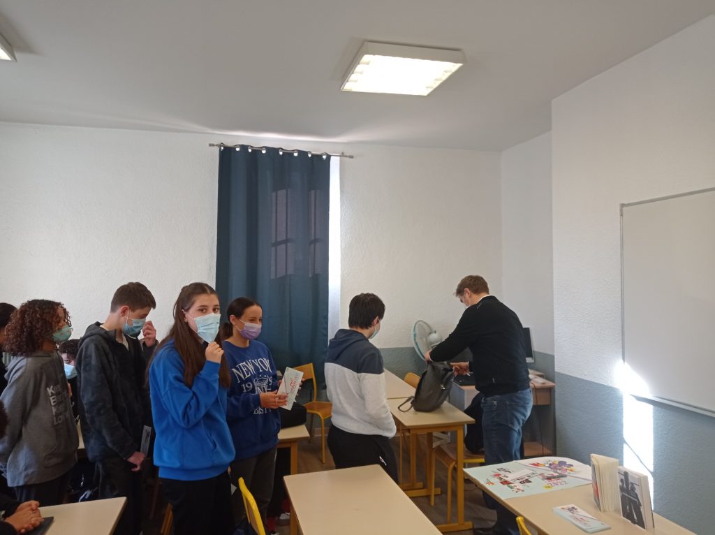 Rencontre littéraire au Lycée La Forbine